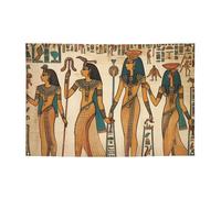 Bannières de bienvenue pour photographie - Bannière de fond pour femme en Égypte ancienne - Accessoires photo - Bannière pour clôture, anniversaire, jardin, fête, faveurs, décoration murale, drapeau