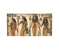 Bannières de bienvenue pour photographie - Bannière de fond pour photographie - Bannière de fond pour femme dans l'Égypte ancienne - Accessoires photo pour clôture, anniversaire, jardin, fête, faveurs