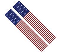 Bannières De Drapeau Américaines Suspendues 1 Paire du 4 Juillet Porche Décorations Patriotiques pour L'indépendance Day Day Day Decor De Fête