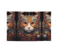 Bannières de fête à motif œil de chat - Créez de superbes accents décoratifs pour les anniversaires, les vacances et les espaces de la maison