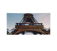 Bannières de fête de la Tour Eiffel de Paris pour adultes - Personnalisables - Pour fêtes d'anniversaire et de mariage