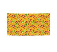 Bannières de fête en forme de chapeau de cactus et piment pour adultes, personnalisables pour fêtes d'anniversaire, mariage, fête