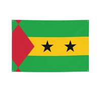 Bannières de fête imprimées du drapeau de Sao Tomé et Principe - Créez de superbes points forts décoratifs pour les anniversaires, les vacances et les espaces de la maison