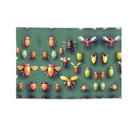 Bannières de fête imprimées Insect Atlas - Créez de superbes points forts décoratifs pour les anniversaires, les vacances et les espaces de la maison