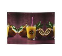 Bannières de fête imprimées jus de fruit de la passion - Créez de superbes accents décoratifs pour les anniversaires, les vacances et les espaces de la maison