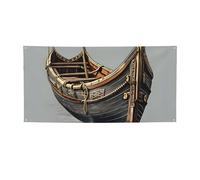 Bannières de fête motif bateaux vikings pour adultes, personnalisables pour fête d'anniversaire, mariage, fête