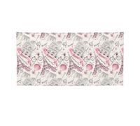 Bannières de fête romantiques avec papillons de Paris pour adultes, personnalisables pour les fêtes d'anniversaire, de mariage, de fête