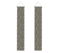 Bannières de porche en spirale avec illusion d'optique - Réutilisables - Décoration d'extérieur