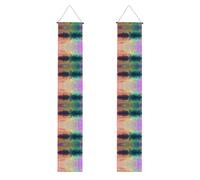 Bannières de porche holographiques néon à motifs, bannières décoratives à suspendre, décorations murales intérieures et extérieures