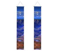 Bannières de porche imprimées Beauty Grand Canyon, bannières décoratives à suspendre, adaptées pour les décorations de fête intérieures et extérieures.