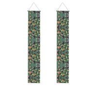 Bannières de porche imprimées Insect Atlas, bannières décoratives à suspendre, adaptées pour les décorations de fête intérieures et extérieures.