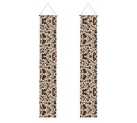 Bannières de porche imprimées sur le monde des instruments de musique, bannières décoratives à suspendre, adaptées pour les fêtes, décoration d'intérieur et d'extérieur multi-scènes