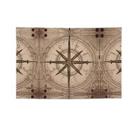 Bannières de vacances à motif boussole vierge et toiles de fond à suspendre - Décorez facilement votre scène de fête