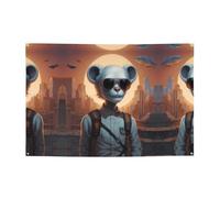 Bannières de vacances à motifs et toiles de fond suspendues pour décorer facilement votre scène de fête