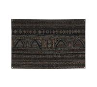 Bannières de vacances simples à motif tribal primitif et toiles de fond suspendues - Décorez facilement votre scène de fête