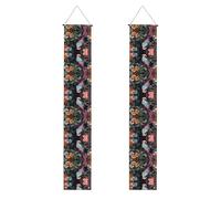 Bannières décoratives de porche imprimées avec colibri de proie, parfaites pour la maison ou les décorations de fête de remise de diplôme