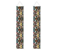 Bannières décoratives de porche imprimées avec fragments de mémoire, parfaites pour la maison ou les décorations de fête de remise de diplôme