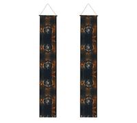 Bannières décoratives de porche imprimées King of the Forest parfaites pour la maison ou les décorations de fête de remise de diplôme