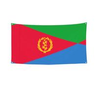 Bannières décoratives imprimées aux couleurs du drapeau érythréen, idéales pour les réunions de famille et la décoration murale de photos de fond pour une cérémonie de remise de diplômes.