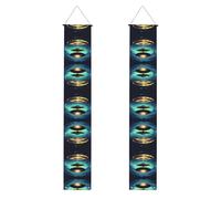 Bannières décoratives imprimées de vaisseaux spatiaux parfaites pour les décorations de remise de diplôme