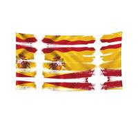 Bannières décoratives imprimées du drapeau espagnol, idéales pour les réunions de famille, les cérémonies de remise de diplômes et la décoration murale pour les photos.