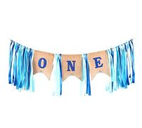 Bannières élégantes à suspendre en forme de lettres pour bébé 1er anniversaire et fête prénatale Décoration Fournitures de fête