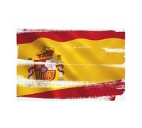 Bannières et drapeaux imprimés drapeau de l'Espagne, toiles de fond suspendues, adaptées pour les fournitures de fête de vacances et la décoration de la maison.