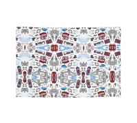 Bannières et drapeaux imprimés Londres, toiles de fond suspendues, adaptées pour les fournitures de fête de vacances et la décoration de la maison.