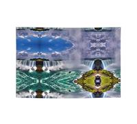 Bannières et drapeaux imprimés Niagara Falls, toiles de fond suspendues, adaptées pour les fournitures de fête de vacances et la décoration de la maison.