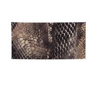 Bannières et panneaux classiques en peau de serpent pour extérieur et intérieur - Bannière personnalisée avec œillets - Toile de fond d'anniversaire - Toile de fond pour mariage - Taille M