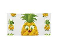 Bannières et panneaux d'ananas pour extérieur et intérieur - Bannière personnalisée avec œillets - Toile de fond d'anniversaire - Toile de fond pour mariage - Taille M