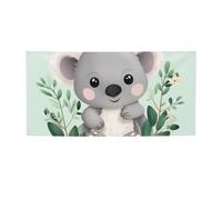 Bannières et panneaux Koala pour extérieur et intérieur - Bannière personnalisée avec œillets - Toile de fond d'anniversaire, affiche de fond pour mariage, événement - Taille S