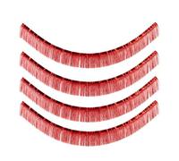 Bannières Guirlande de Toile de Fond Courte Rideau Métallique de Frange Rideau à Paillettes en Aluminium 2m x 20cm Décoration Banner pour Carnaval Fête Anniversaire Baby Shower Mariage Noël, Rouge