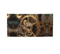 Bannières imprimées d'horloge intérieur/extérieur - Accessoires hip-hop - Décorations sur le thème des événements