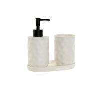 BAÑO SET 3 DOLOMITE ABS 17,5X9,5X18 300 ML BLANCO