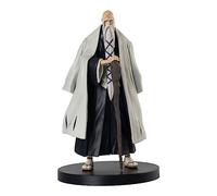 Banpresto - Bleach - Solid and Souls - Genryusai Shigekuni Yamamoto Statues Figure à Collectionner - Hauteur 15 cm