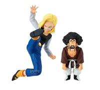 Banpresto Figurine Dragon Ball Z - Android 18 & Mr. Satan (vs Mighty Mask) - Matchmaker