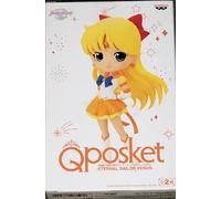 Banpresto Figure Q Posket Eternal Sailor Vénus (Ver.B) Pretty Guardian Sailor Moon Cosmos The Movie 14 cm Multicolore BP88399