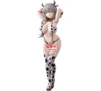 Banpresto Figurine d'action à Collectionner Uzaki Tsuki Uzaki-Chan Wants to Hang Out! - Glitter&Glamours - Cow Print Swimsuit Version 27 cm, BP29332P, Multicolore, optimale pour Les Fans d'anime
