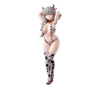 Banpresto Figurine d'action Uzaki Tsuki (Uzaki‑Chan) – Glitter&Glamours, maillot imprimé vache 27 cm