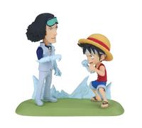 Banpresto Figurine d'action Monkey D. Luffy Vs Kuzan One Piece, World Collectable Log Stories 9 cm, BP28688P Multicolore, Figurine à Collectionner, idéale pour Les Fans d'Anime