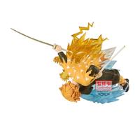 Banpresto Figurine d'action Zenitsu Agatsuma Demon Slayer : Kimetsu No Yaiba Vibration Stars Plus 12 cm PZ71150P Multicolore Figurine à Collectionner Idéal pour Les Fans d'Anime