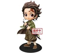 Banpresto - Figurine Demon Slayer Kimetsu No Yaiba - Tanjiro Kamado Ver B Q Posket 14 cm - 4983164165067, Multicolore