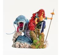 Banpresto Ichibansho One Piece - Figurine Kalgara 22 cm, Personnage de Skypiea, Guerrier Shandia, Collectible +15 ans