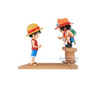 Banpresto Log Stories - Monkey D. LUFFY & PORTGAS D. ACE Figurine D'Action