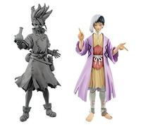 Banpresto Lot de 2 figurines Dr.Stone World de Stone World - Asagiri Senku - 18 cm