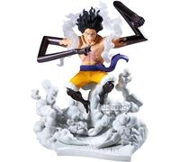 BANPRESTO One Piece Figurine Statue Luffy Gear 4 15cm SENKOZEKKEI Originale