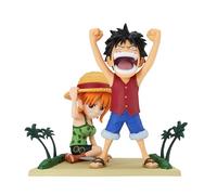 Banpresto - One Piece - Log Stories - Luffy & Nami, Bandai Spirits World Figurine à Collectionner