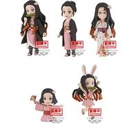 BANPRESTO Pack 1 figuras Nezuko Kamado Word Collectable III Demon Slayer Kimetsu No Yaiba 7 cm Surtide, Solide, Multicolore, 143547