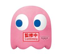 Banpresto Peluche Pinky Pac-Man - Super Big Plush 31 cm - Multicolore BP29118P - Peluche à Collectionner - Optimal pour Les Fans du Jeu vidéo